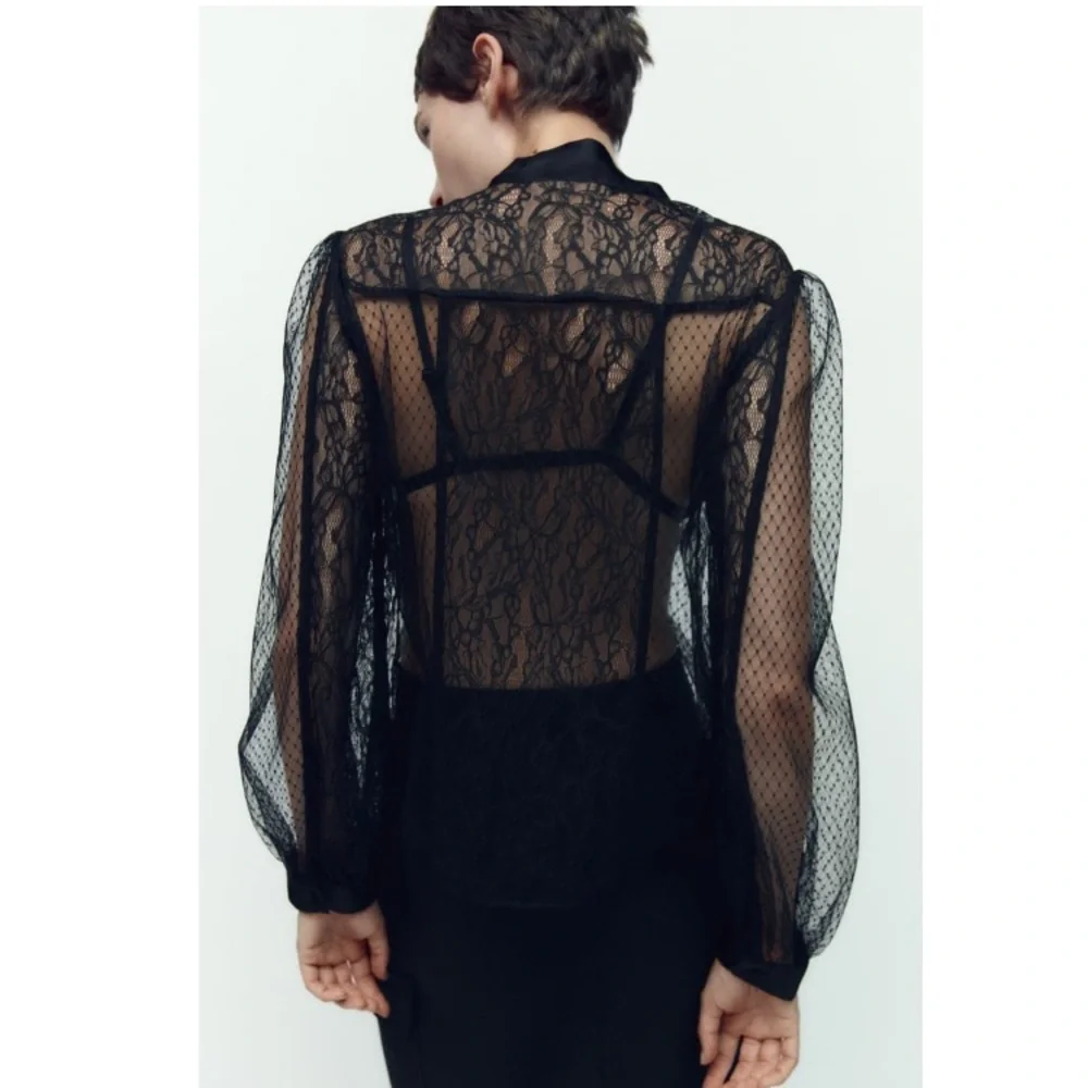 Zara Lace Shirt - Picture 2 of 6